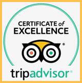 Tripadvisor certificate of excellence